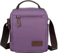 mygreen small canvas crossbody messenger bag: your perfect work companion! logo