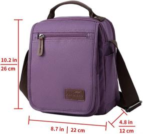 img 3 attached to mygreen Small Canvas Crossbody Messenger Bag: Your Perfect Work Companion!