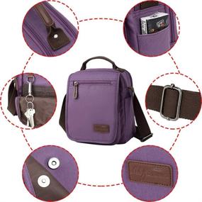 img 1 attached to mygreen Small Canvas Crossbody Messenger Bag: Your Perfect Work Companion!