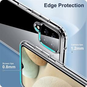 img 1 attached to 📱 Vakoo Clear Slim Silicone Shockproof Case for Samsung Galaxy A12 - Transparent (6.5 Inch)