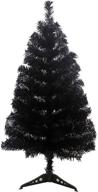 🎄 hunjay christmas tree 3ft/90cm: artificial pine tree for xmas party & home decor" logo