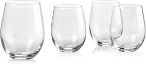 img 3 attached to Classic Wine Stemless Glasses Ounce