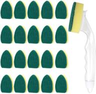 lamoutor 10pack dish wand refills: sponge heads brush and 1pc dish wands kitchen cleaning sponge tools (10) - buy online now! logo