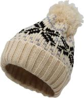 🧶 withmoons knit us canada flag union jack pom beanie hat jzp0027: stylish winter headwear with a patriotic twist logo