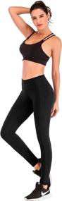 img 2 attached to IUGA Pockets Control Workout Leggings Sports & Fitness for Other Sports