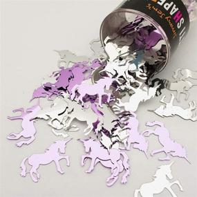 img 3 attached to 🎉 Retail Pack #9051 QS0 Confetti Unicorn - Pink and Silver