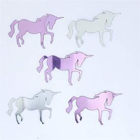 img 1 attached to 🎉 Retail Pack #9051 QS0 Confetti Unicorn - Pink and Silver