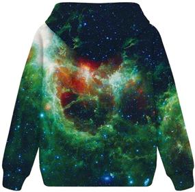 img 1 attached to COIKNAVS Galaxy Sweatshirts: Stylish Boys' Pullover Hoodies in Fashion Hoodies & Sweatshirts