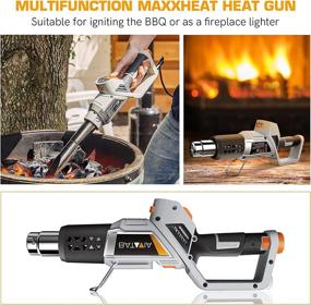 img 3 attached to ✂️ Heat Gun with 3 Temperature Settings, BATAVIA 2-in-1 Heavy Duty Hot Air Gun Kit 1500W 122℉-1112℉, Overheat Protection + 4 Nozzles for Crafts, Shrinking PVC, Bending Pipes, Stripping Paint, Loosening Rusted Nuts