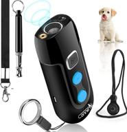 rechargeable ultrasonic dog barking deterrent devices - effective bark control - safe sonic repellents & whistle - anti dog behavior training control tools logo