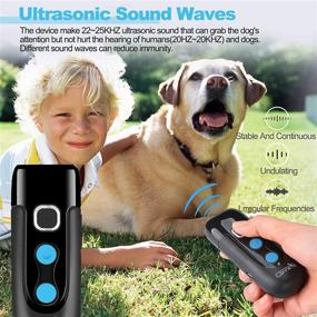 img 2 attached to Rechargeable Ultrasonic Dog Barking Deterrent Devices - Effective Bark Control - Safe Sonic Repellents & Whistle - Anti Dog Behavior Training Control Tools