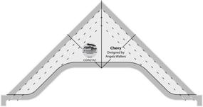 img 2 attached to 🧵 Machine Quilting Tools Rulers by Creative Grids - Taj, Elvira, Chevy, Squiggy, Shorty, Slim, Archie