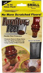 img 2 attached to 🛋️ Small Furniture Feet FFS-MC12/4: Flexible Floor Protection for 7/8 in. - 1-1/4 in. Furniture
