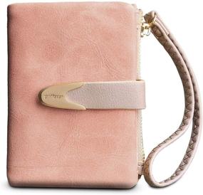 img 1 attached to 👛 TOPKULL Compact Bifold Wristlet Wallets for Women - Handbags & Wallets Combo