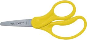 img 1 attached to 🔪 Westcott Kids Value Left and Right Handed Scissors: Pointed, 5-Inch, Color Varies (13131) - Perfect for Young Crafters