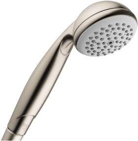 img 4 attached to 🚿 Hansgrohe Croma Low Flow 3-inch Handheld Shower Head, Modern Style, Full Coverage, Model: 06497820