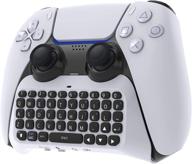 enhance your gaming experience with the wireless controller keyboard for ps5 - built-in speaker & 3.5mm audio jack for live chat and messaging! логотип