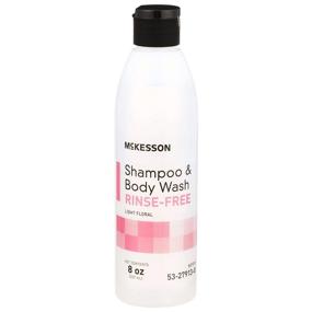 img 4 attached to 🌸 McKesson Rinse-Free Shampoo & Body Wash Light Floral Scent 8 oz. - Convenient Hygiene Solution for All-in-One Cleansing