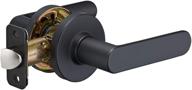 contemporary matte black passage door lever by amazon basics reno логотип