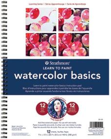 img 3 attached to 🎨 Strathmore 25-151 200 Learning Series Watercolor Basics Pad, 9x12 Inch, White