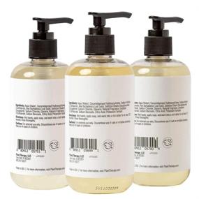 img 2 attached to 🧼 Organic Liquid Hand Soap Trio 10 oz - Black Pepper Magnolia, Grapefruit Cardamom & Pear Blossom Scents - Gentle Cleansing & Nourishing