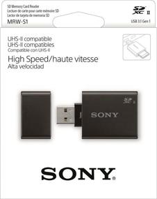 img 1 attached to 💻 Улучшенный Sony MRW-S1 Высокоскоростной Устройство для чтения/записи карт памяти UHS-II USB 3.0 для эффективного доступа к SD-карте.