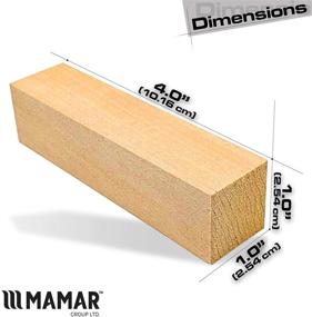 img 2 attached to 🔪 Enhance Your Carving Skills with MAMAR Premium Natural Basswood Carving Blocks - 10 Large Pieces Unfinished Polished - Whittling Balsa Wood Block Tools Kit - Ideal for Beginners, Kids, Advanced Hobbyists, and DIY Enthusiasts!