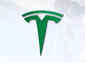 img 2 attached to Nikola Pro Tesla Model 3 Logo Decal Wrap Kit (Gloss Green)