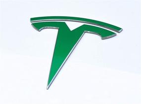 img 3 attached to Nikola Pro Tesla Model 3 Logo Decal Wrap Kit (Gloss Green)