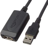 🔌 amazon basics 32фт usb 2.0 активное удлинительное кабель - тип a-мужской к типу a-женскому для дальнего доступа логотип