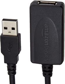 img 2 attached to 🔌 Amazon Basics 32фт USB 2.0 активное удлинительное кабель - тип A-мужской к типу A-женскому для дальнего доступа