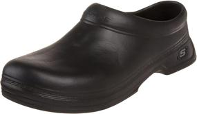 img 4 attached to Skechers Work Men's Balder 👞 Black: Optimal Footwear for Professional Performance