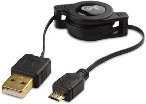 img 2 attached to Cable Matters 2-Pack Retractable Micro USB Cable - 2.5 Feet: Tangle-Free Charging on the Go