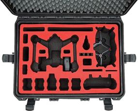 img 3 attached to High-Quality German-Made Professional Carrying Case for DJI FPV Combo with Bracers - Fly More Set - Carrying Case
