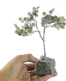 img 1 attached to 💰 Enhance Prosperity and Wellness with Beverly Oaks Healing Crystals Bonsai Tree: Money Tree & Natural Gemstone Tree with Green Aventurine Healing Stones