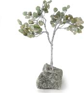 💰 enhance prosperity and wellness with beverly oaks healing crystals bonsai tree: money tree & natural gemstone tree with green aventurine healing stones логотип