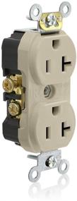 img 1 attached to Leviton TCR20 I Commercial Resistant Receptacle