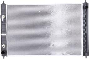 img 4 attached to 🚗 NISSAN Murano 1-Row Plastic Aluminum Replacement Radiator - Compatible Radiator TYC 13039