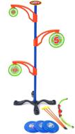 🎯 sport squad precision bullseye magnetic target challenge game - ultimate nerf bow and arrow set with flying discs - perfect archery toy for kids and teens logo