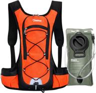 tonitrus hydration backpack: lightweight nylon pack with 70oz water bladder for hiking, camping, cycling, and running - perfect for men, women, and kids логотип