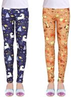 zukocert leggings stretch printing 9xgxa_65 girls' clothing logo