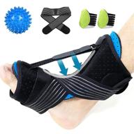 🦶 2021 upgraded ronly adjustable foot brace for plantar fasciitis with elastic strap - provides heel pain relief and plantar fasciitis relief for men and women, ideal for achilles tendonitis brace and plantar fasciitis night splint логотип