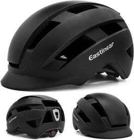 img 3 attached to Safe and Stylish: EASTINEAR Adult Bike Helmet with Visor - Ideal for Urban Commuting and Cycling