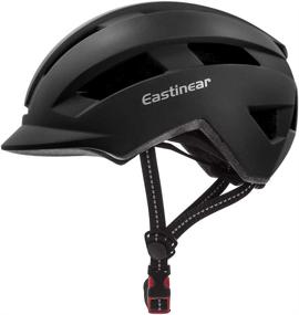 img 4 attached to Safe and Stylish: EASTINEAR Adult Bike Helmet with Visor - Ideal for Urban Commuting and Cycling