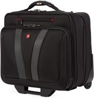 👜 wenger granada pro 15.6-inch padded rolling laptop bag: ultimate travel companion for laptops, 13.8 x 16.5 x 9.8 logo