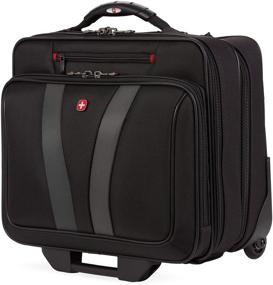 img 4 attached to 👜 Wenger Granada Pro 15.6-Inch Padded Rolling Laptop Bag: Ultimate Travel Companion for Laptops, 13.8 x 16.5 x 9.8