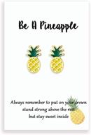 🍍 pineapple bliss: tarsus hypoallergenic jewelry sets for women & girls logo