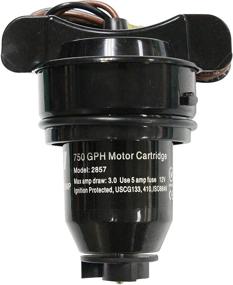 img 2 attached to 🔌 Johnson Pump 28572 750 GPH Bilge Pump Replacement Cartridge - Model No. 32702, Black