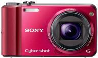 📷 красная цифровая камера sony cyber-shot dsc-h70 с разрешением 16,1 мп, оптическим зумом g lens 10x широкого угла и жк-дисплеем 3,0 дюйма. логотип
