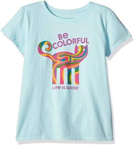 img 2 attached to Life Good Girls Crusher Darkest – Trendy & Fun Clothing for Active Girls!